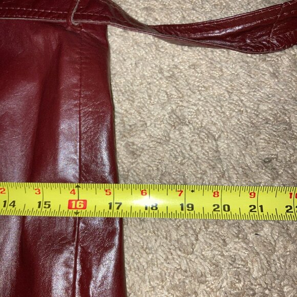 UNWORN Vintage 70s or Early 80s Leather Coat Size Small Office Daily Wear Fall - Picture 11 of 12